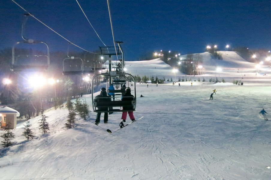 Skiing at the Blue Mountains